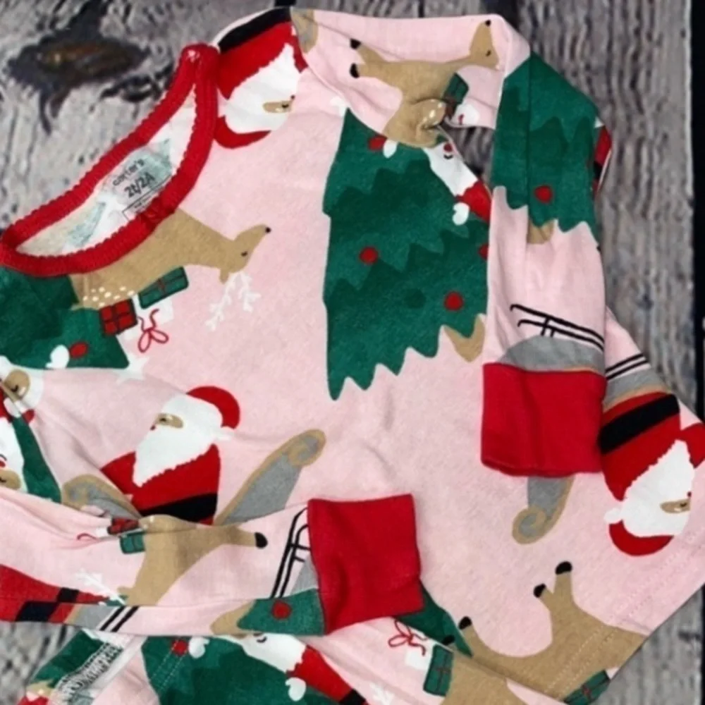 Carters Christmas pajamas 2T